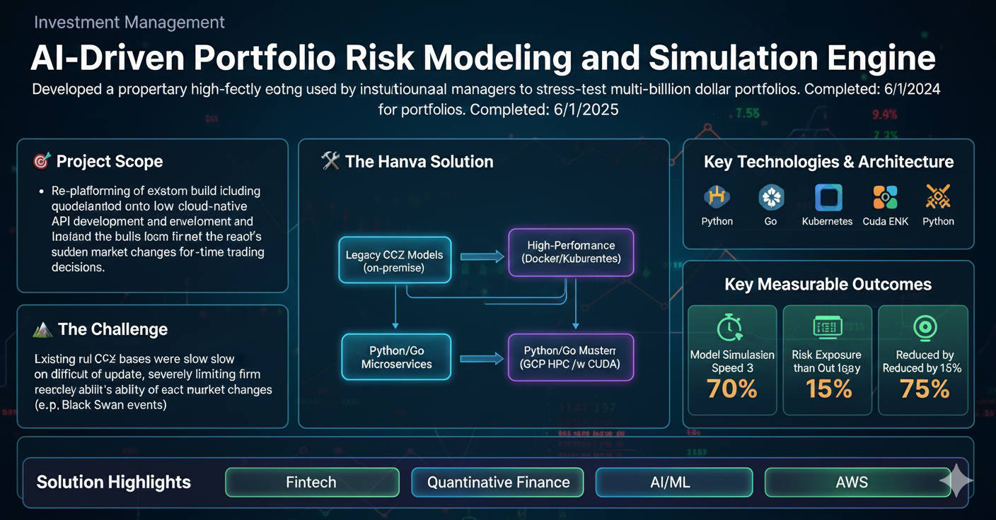 AI-Driven Portfolio Risk Modeling and Simulation Engine cover